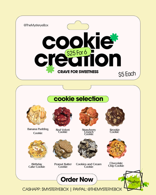 Cookie Creation Box (6 for $25)