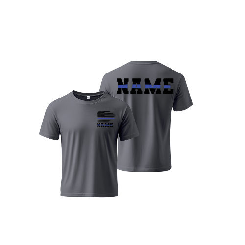 Name Strong - Thin Blue Line Tee