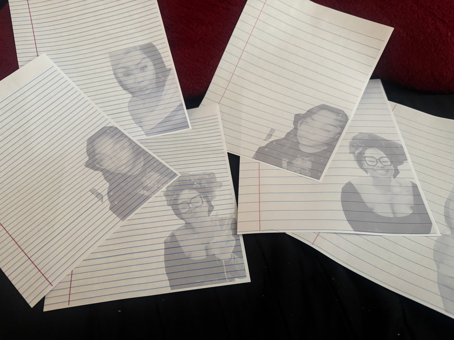 Custom Photo Letter Paper Template | Personalized Printable Stationery File | Wide & College Rule Mail Download