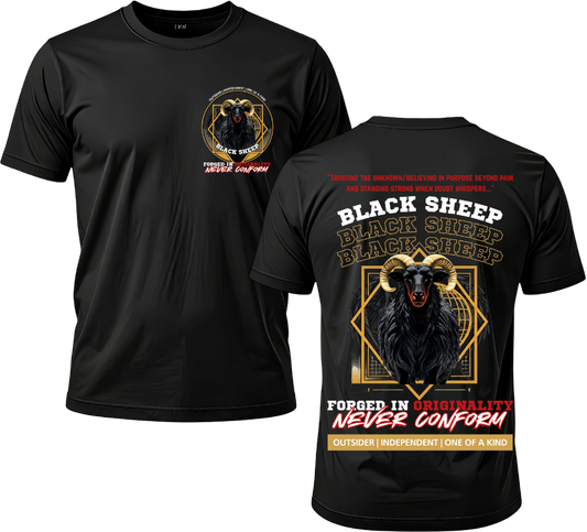 "Never Conform" Black Sheep Graphic Tee